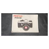 Pentax ME Super 35mm Film Camera Set with Lenses, Flash, and Case