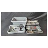 Craftsman Tool Box with Assorted Hand Tools and Hardware