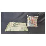 Set of 2 Decorative Throws - Pure Country Weavers Tapestry and Velvet Mosaic Throw