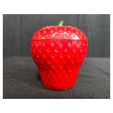 Vintage Cow-Themed Ceramic Kitchen Set with Utensils and Strawberry Timer