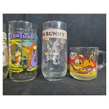 Vintage Pop Culture Collectibles Lot with Muppets Book, Glasses, Plush and Toys