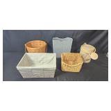 Collection of Decorative Baskets and Organizers