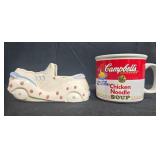 Vintage Miniature Porcelain and Wood Dollhouse Accessories Collection