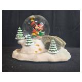 Disney Mickey and Minnie Mouse Holiday Carolers Snow Globe