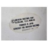 Collection of Avon and American Greetings Porcelain Figurines with Floral Accents