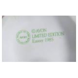 Collection of Avon and American Greetings Porcelain Figurines with Floral Accents