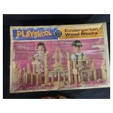 Playskool Kindergarten Wood Blocks Set with Accessories and Youth Baseball Glove