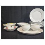 Assorted Dinnerware Collection Including Williams-Sonoma, Pottery Barn, and Vintage Bowls - display not inc
