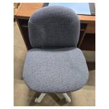 Wooden Desk with Drawer, Side Shelf, Chair, and Desk Pad - 46x24x30 Inches