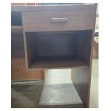 Wooden Desk with Drawer, Side Shelf, Chair, and Desk Pad - 46x24x30 Inches