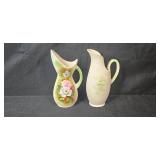 Collection of Decorative Ceramic Pitchers and Teapot