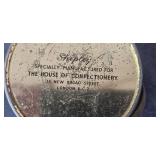 Collection of Vintage Decorative and Holiday Tin Containers and Tray