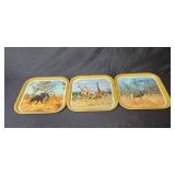 Collection of Vintage Decorative and Holiday Tin Containers and Tray