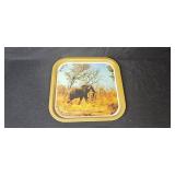 Collection of Vintage Decorative and Holiday Tin Containers and Tray