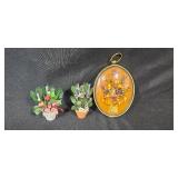 Assorted Decorative Home Decor Lot with Glass, Brass, and Wood Items