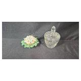 Assorted Decorative Home Decor Lot with Glass, Brass, and Wood Items