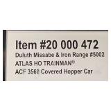 HO Scale Model Railroad Cars - Walthers Gold Line DMIR Dump Car, Atlas FGE Reefer, Walthers DMIR Caboose