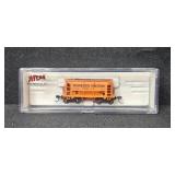 Atlas N Scale Model Railroad Cars and Locomotive Collection in Boxes - miniatures