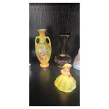 Collection of Vintage Porcelain Figurine Bells and Decorative Vases