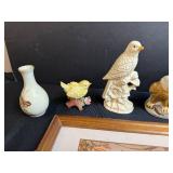 Vintage Bird Figurines, Decor Trays, and Duck Bookends Collection