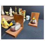Vintage Bird Figurines, Decor Trays, and Duck Bookends Collection