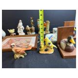 Vintage Bird Figurines, Decor Trays, and Duck Bookends Collection