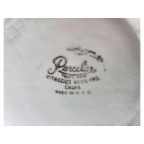 Collection of Decorative Teapots, Miniature Bird Cups, and Statuette Inc VTG Porcelier & Pottery Barn