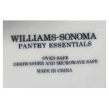 Williams-Sonoma Pantry Essentials Dinner Plates, Chicken Napkin Rings, Salt & Pepper Shakers, and Pastel Dish Set - display not inc