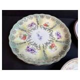 Vintage Decorative Plates, Egg Tray, Cups and Collectibles Lot