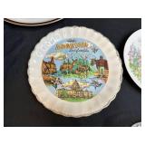 Vintage Decorative Plates, Egg Tray, Cups and Collectibles Lot