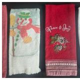 Collection of Assorted Kitchen and Holiday Towels