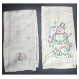 Collection of Assorted Kitchen and Holiday Towels