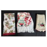 Collection of Assorted Kitchen and Holiday Towels