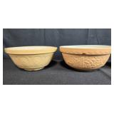 Set of 4 Mason Cash and T.G. Green Pottery Mixing Bowls