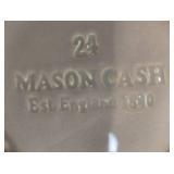 Set of 4 Mason Cash and T.G. Green Pottery Mixing Bowls