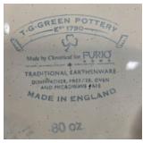 Set of 4 Mason Cash and T.G. Green Pottery Mixing Bowls