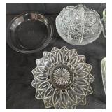 Set of Glass Bakeware and Decorative Serving Dishes