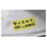 Assorted Vintage Glassware, Porcelain Vases, Pitchers and Wicker Baskets Collection