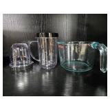 Magic Bullet Blender Set with Extra Cups, Lids, and Pyrex Measuring Cup