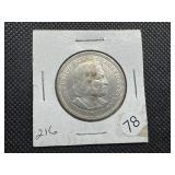 1892 Columbian Commem. Silver Half Dollar