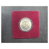 1952-D Brilliant Uncirculated Silver Franklin Half Dollar
