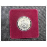 1953-D Brilliant Uncirculated Silver Franklin Half Dollar