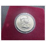 1959-D Brilliant Uncirculated Silver Franklin Half Dollar