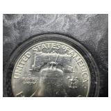 1959-D Brilliant Uncirculated Silver Franklin Half Dollar