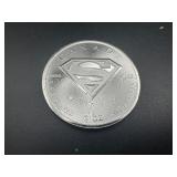 2016  BU One Ounce Silver  Canada Superman Coin