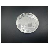 BU One Ounce .999 Silver Buffalo Round