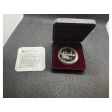 1991 Proof Canadian Commemorative Silver Dollar in Original Mint Box with COA