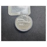 1991 Proof Canadian Commemorative Silver Dollar in Original Mint Box with COA