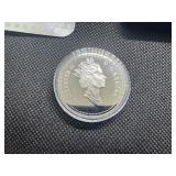 1991 Proof Canadian Commemorative Silver Dollar in Original Mint Box with COA