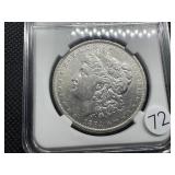 1884-O Morgan Silver Dollar Marked AU When Purchased